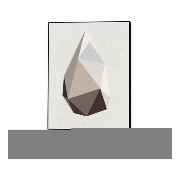 Giant Art Canvas  30x40 Rock 1 Framed in Multi-Color