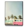 thumbnail image 1 of Giant Art Canvas  30x40 Surf Bus Pink Framed in Multi-Color, 1 of 3