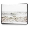 thumbnail image 1 of Giant Art Canvas  32x24 Breaking Waves Framed in White, 1 of 3