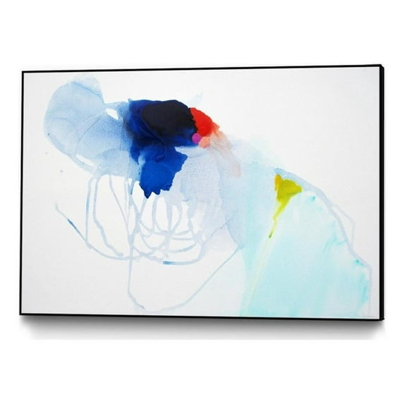 Giant Art Canvas  36x24 Backstage Framed in White