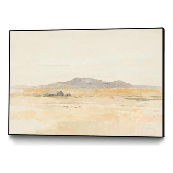 Giant Art Canvas  36x24 Buttermilk Sky Framed in Multi-Color