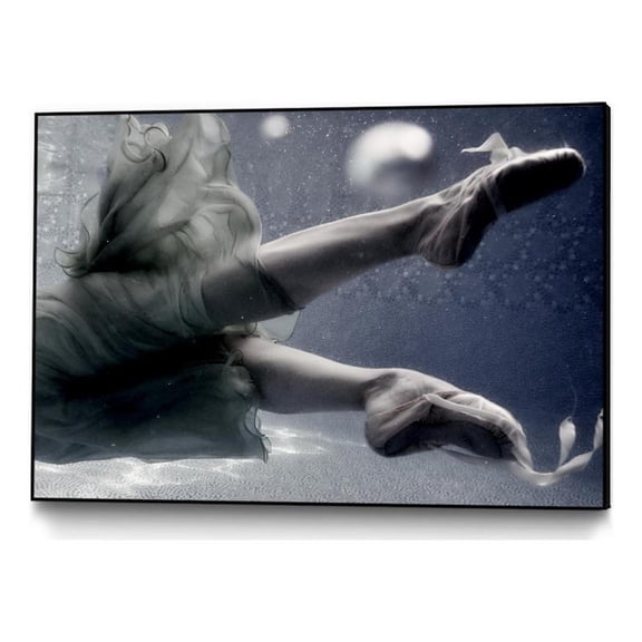 Giant Art Canvas  36x24 Mystery Framed in Multi-Color