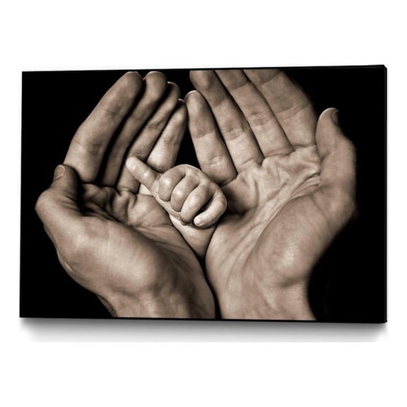 Giant Art Canvas 36x24 Seven Weeks Framed in Multi-Color