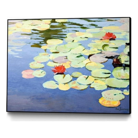 Giant Art Canvas 40x30 Mello and Marvelous Framed in Yellow