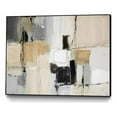 thumbnail image 1 of Giant Art Canvas  40x30 Neutral Variety Framed in White, 1 of 3