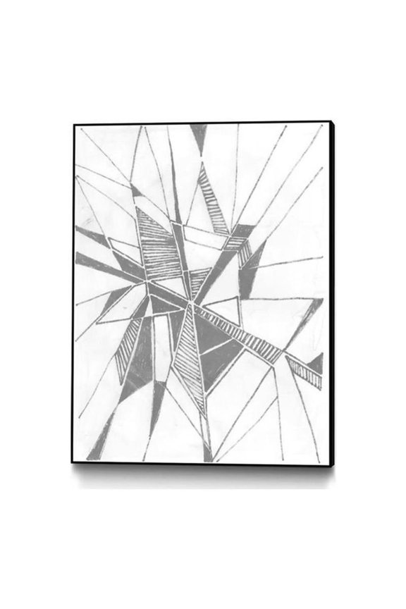 II Framed Symbol ImPrint in White