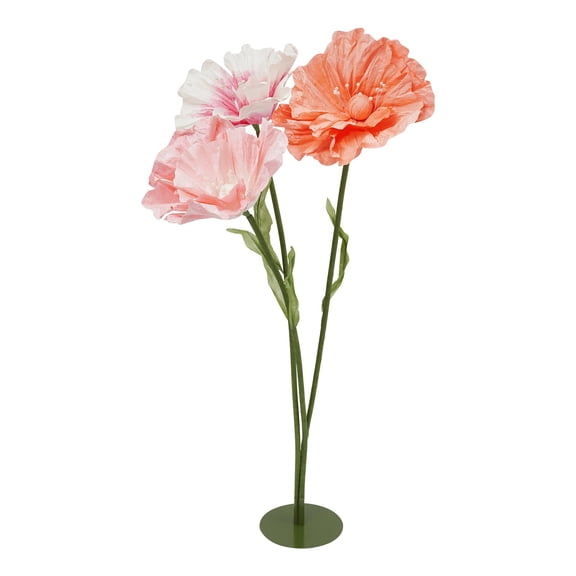 Giant Artificial Flowers Large Artificial Flowers with Stems and Base Huge Artificial Flower for Birthday Party Wedding
