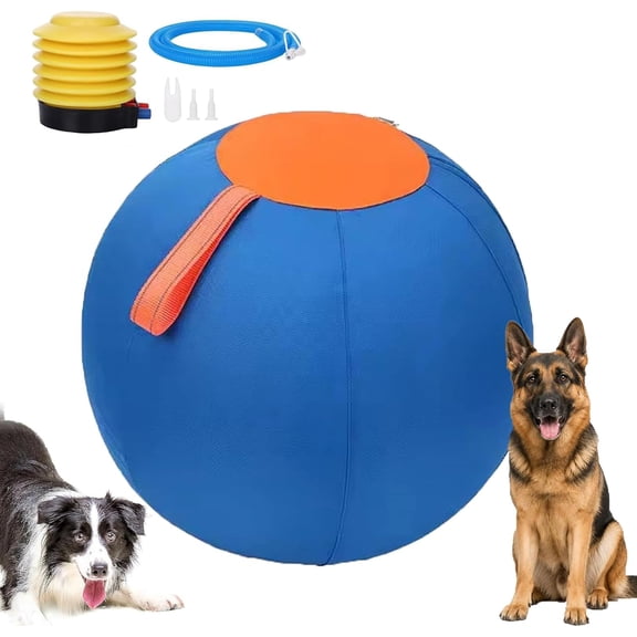 Giant Ball, Herding Ball for Dogs, Durable Inflatable Herding Toy, Natural Instinct Exercise Balls for Outdoor Exercise and Mental Stimulation (Small)