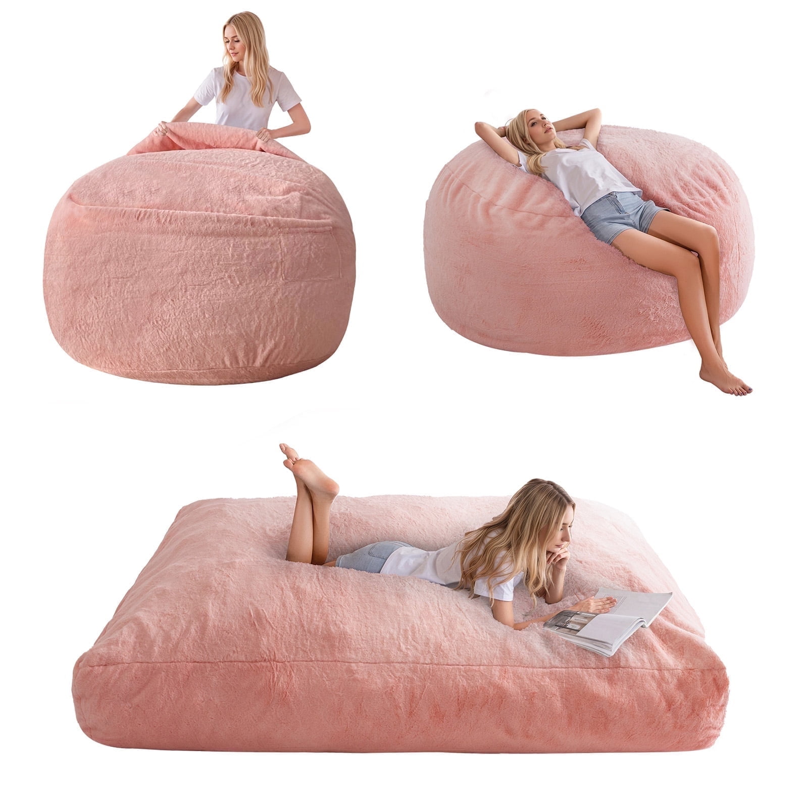 未開封！VERY PHAT SOUL 「BED TIME」 CIMBA Amazon.com: BYBYME Bean Bag Chairs Sherpa Lazy Sofa, Giant Beanbag
