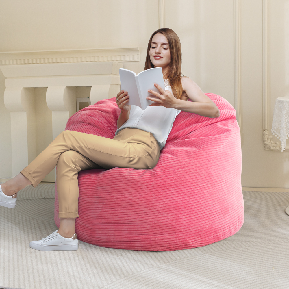 Giant Bean Bag Chairs Bean Bag Bed with Washable Cover Ultra Soft
