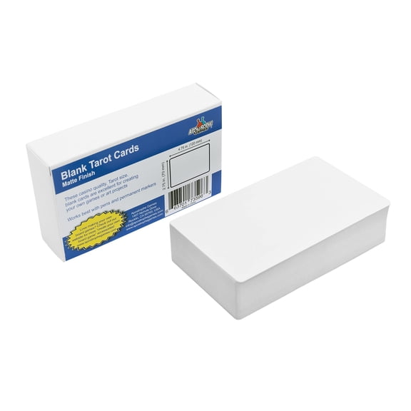 Tarot Size Blank Playing Cards (Matte Finish) - 80 Cards
