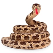 Giant Boa Constrictor Large Stuffed Animal Snake Plush Realistic Toy 200cm / 80 Inches Lifelike Gifts for Kids Birthday Party Prank Props
