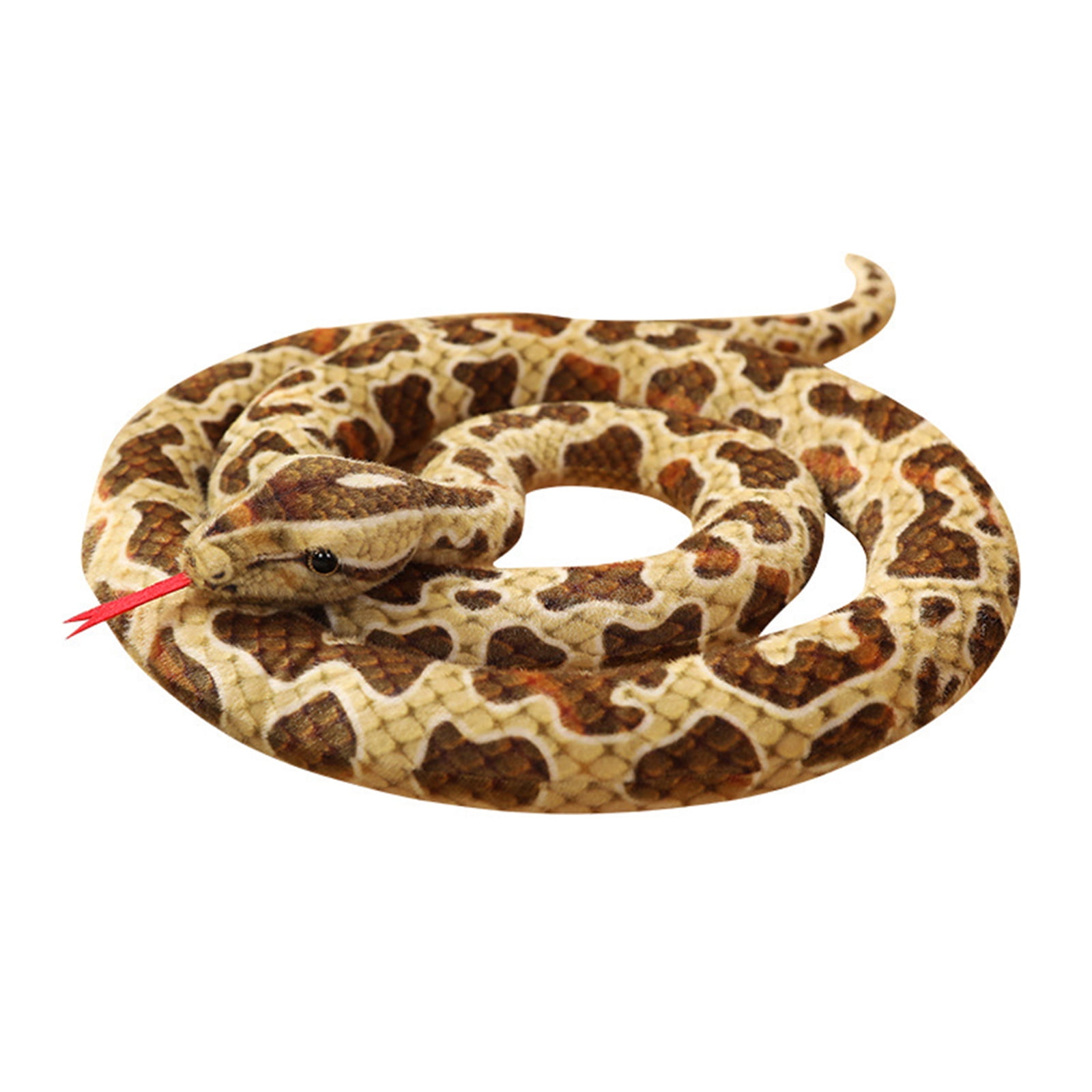 Giant Boa Constrictor Large Stuffed Animal Snake Plush Realistic Toy ...