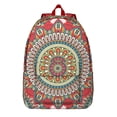thumbnail image 1 of Giant Boho Mandala Backpack for Women Men, Large Laptop Compartment Bookbag, Durable College Essential for Work Commute, Perfect Gift, 1 of 5