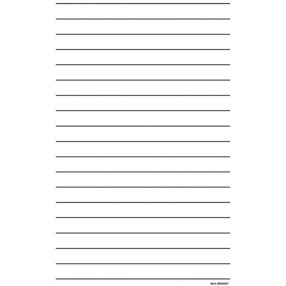 Giant Bold Line Writing Paper - Pad of 50