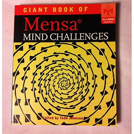 Pre-Owned Giant Book of Mensa Mind Challenges (Paperback) 1402759894 9781402759895