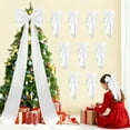 thumbnail image 1 of Giant Bow Decor 75x18 Inch, Big Bow Wall Decor for Room Backdrop,Large Satin Decorative Bows for Wedding Engagement Bachelorette Baby Shower Birthday Christmas(White,Satin), 1 of 7