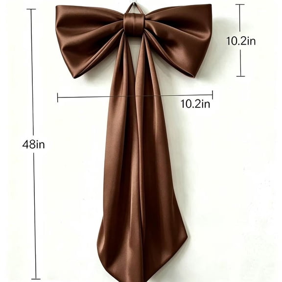Giant Bow Decoration, Big Bows for Backdrop, 48x24 Inch Large Decorative Bows for Halloween Christmas Wedding Engagement Birthday Christmas Party Room Decor