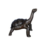Nifao Giant Bronze Tortoise Statue with Detailed Textured Shell   Outdoor Garden Decor Sculpture, 66"L x 41"W x 59"H