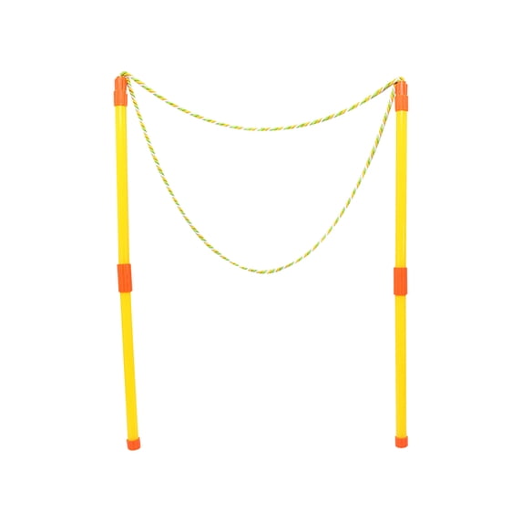 Giant Bubble Wand Rope Set, Detachable Large Bubble String Maker for Outdoor Garden Lawn Beach Party Activities, Manual Bubble Blowing Tool (Yellow)