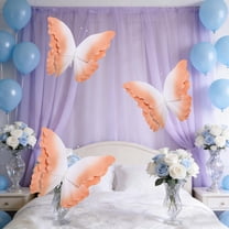 Giant Butterfly Party Decoration Artificial 3D Large Butterflies Prop for Christmas Birthday Party Wedding Garden Reception Banquet Ceremony Church