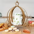 thumbnail image 1 of Giant Carriage Cake Stand, Big Size 25" height, Beautiful Cinderella Pumpkin Coach, Centerpiece, Cinderella Wedding Decor, 1 of 5