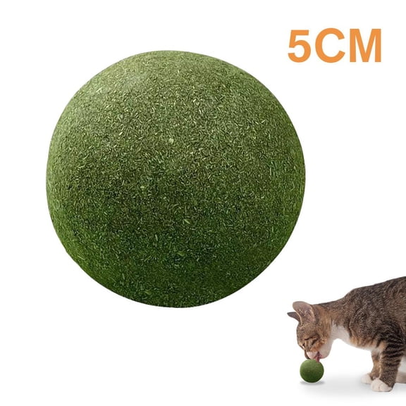 Giant Catnip Ball Toy for Indoor Outdoor Cats, Natural Healthy Lickable Interactive Treat