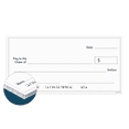 thumbnail image 1 of Giant Dry Erase Check 16" x 32" - Reusable Blank Check for Fundraisers and Events, 1 of 5