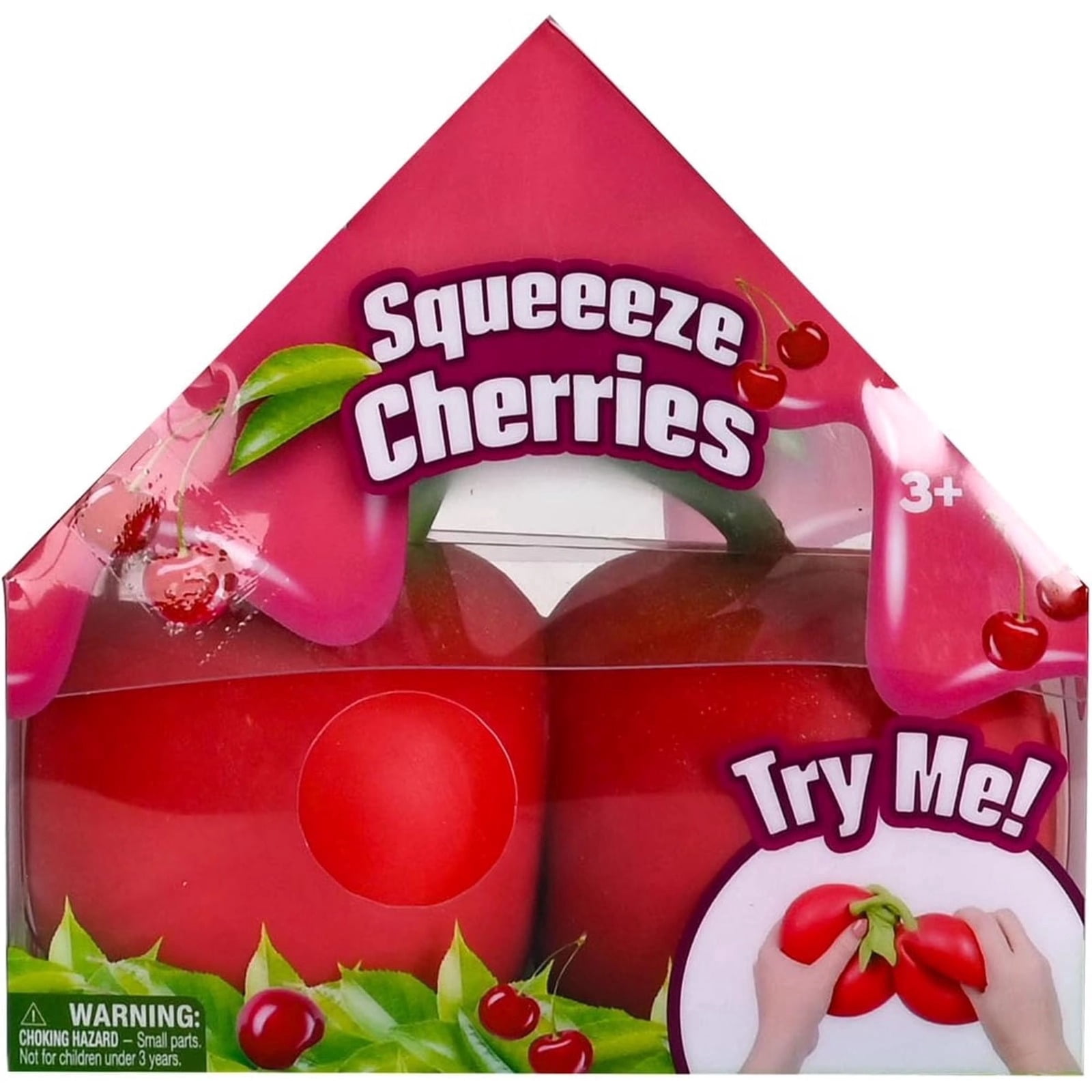 Giant Cherry Squishy,6.3 inch Jumbo Cherry Squishies Stress Balls, Silent Slow Rising Gem Cherry Shape Squeeze Sugar Balls,Anxiety Relief Gifts for Children
