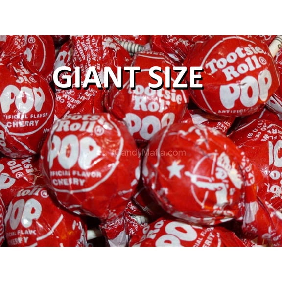 Giant Cherry Tootsie Pops Cherry 42 Count