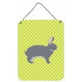 thumbnail image 1 of Giant Chinchilla Rabbit Green Wall or Door Hanging Prints - Green - 12 x 16 in., 1 of 1