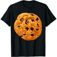 thumbnail image 1 of Giant Chocolate Chip Cookie T-ShirtPure cotton short-sleeved shirts for both men and women, 1 of 6