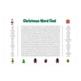 thumbnail image 1 of Giant Christmas Word Search Poster, Christmas Word Find Hanging Scroll Poster Fabric Wall Art For Living Room, Bedroom, and Home Decoration, 1 of 8