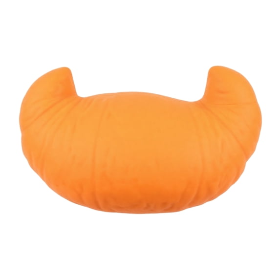 Giant Croissant Squishy Toy with Slow Rising Squeezable Design, Jumbo Size, Orange, for Relaxation, Simulated Toy