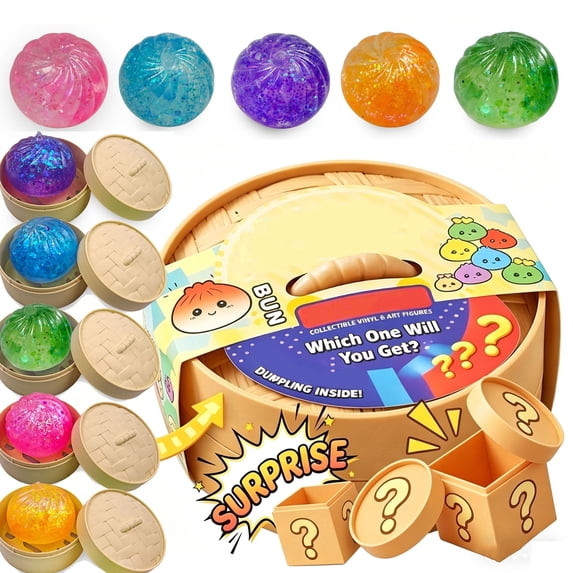 Giant Crystal Dumpling,Highlights Jumbo Dumpling,Easter Basket Stuffers Birthday Gifts Mystery Box