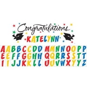 Giant Custom Name Graduation Banner, 20in x 60in