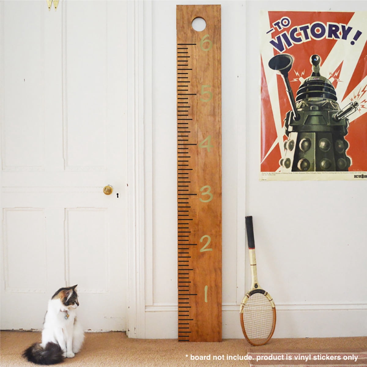 Giant DIY Growth Chart Kit Height Wall Ruler Decal Sticker - Walmart.com