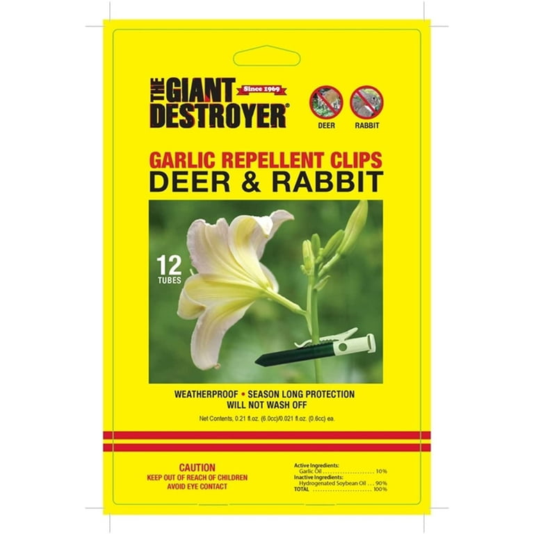 Giant Destroyer Animal Repellent Clip For Deer and Rabbits 12 pk Giant Destroyer Animal Repellent Clip For Deer and Rabbits 12 pk