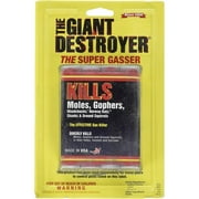 The Giant Destroyer GAS KILLER 12/4PK TOTAL 48 kills Moles, Gophers, Woodchucks, Norway Rats, Skunks, Ground Squirrels in their Holes, Tunnels, Burrows. NO dealing w/ dead pest, better than traps