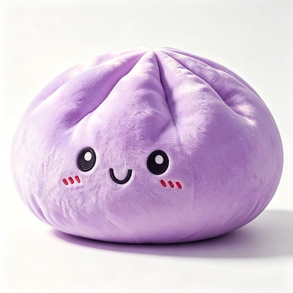 Giant Dumpling Pillow,Cute Plush Stuffed Steamed Bun Pillow for Adults Home Office Decor