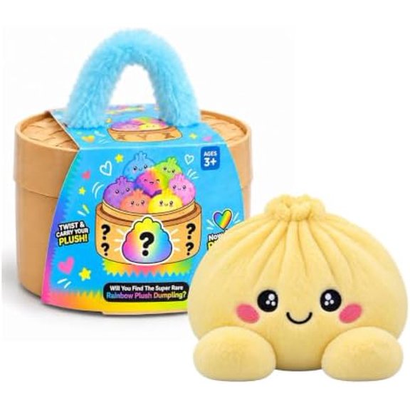 Giant Dumpling Pillow Plush Stuffed Christmas Home Decor with Steamer, Kawaii Design, Soft Plush Material, Home Decoration, Soft Stretch for Adults Anxiety Relief