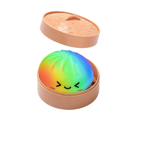 Giant Dumpling Squishy Cute Smile/Cry Dumplings Squeeze Decompression Large Stress Relief Sensory Fidget Toys for Adults