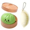 thumbnail image 1 of Giant Dumpling Jelly, Dumpling Stress Ornament Set, Jumbo Dumpling Jelly with Steamer Box, Cute Anxiety Relief Fidget, Soft Squeeze Decompression Dough for Adults, 1 of 8