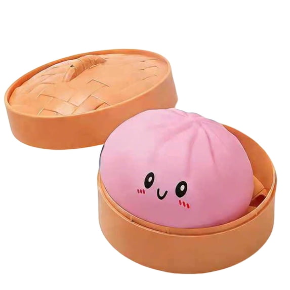 Giant Dumpling Squishy Giant Glitter Dumpling, Colorful Dumplings Stress Balls Fidget Sensory Toy,Squeeze Dough Ball Stress Relief Hand Toys with Food Steamer Stretchy Desk Toys