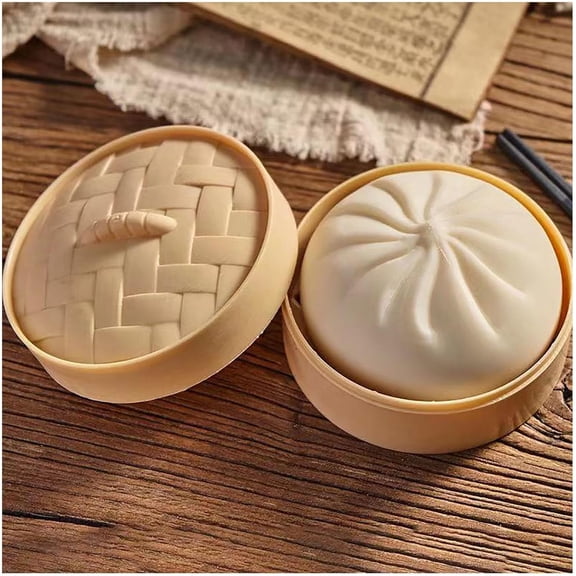 Giant Dumpling Squishy, Giant Glitter Dumpling, Jumbo Dumpling Squishy, Mega Rainbow Dumplings Fidget, Large Stress Relief Sensory Ball for Adults & Kids, Soft Squeeze Decompression Dough (#B)