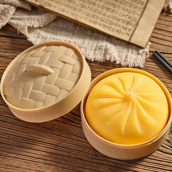 Giant Dumpling Squishy,Jumbo Dumpling Squishy Large,Large Stress Relief Sensory Ball, Soft Squeeze Decompression Dough 1PCS