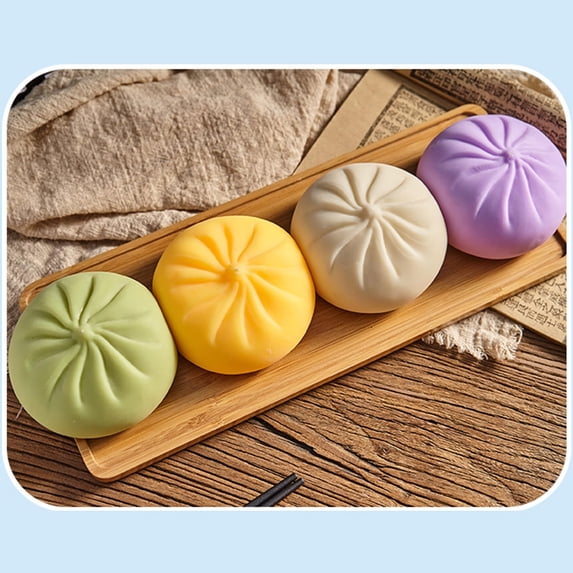 Giant Dumpling Squishy Mystery Box - Jumbo Slow-Rise Collectible, Rainbow Glitter Novelty for Desk & Shelf Display-34