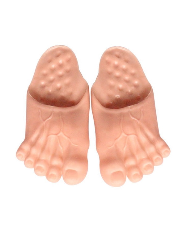 Giant Feet Slippers, Big Feet Slippers Halloween Cosplay Props
Realistic Big Foot Slippers Shoe Covers, Scary Costume Props Toe Slippers For Halloween Family Cosplay Costume Accessories
