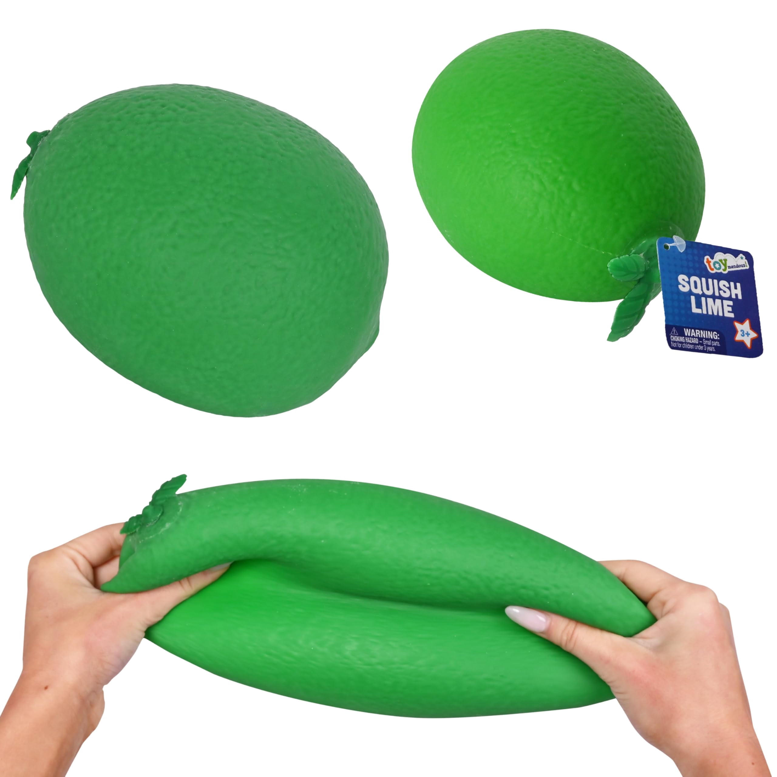 Giant Fruit Jumbo Squishies Lime Squishy Tool, Toymendous Adult Sensory Decompression Supply (1 Pc)