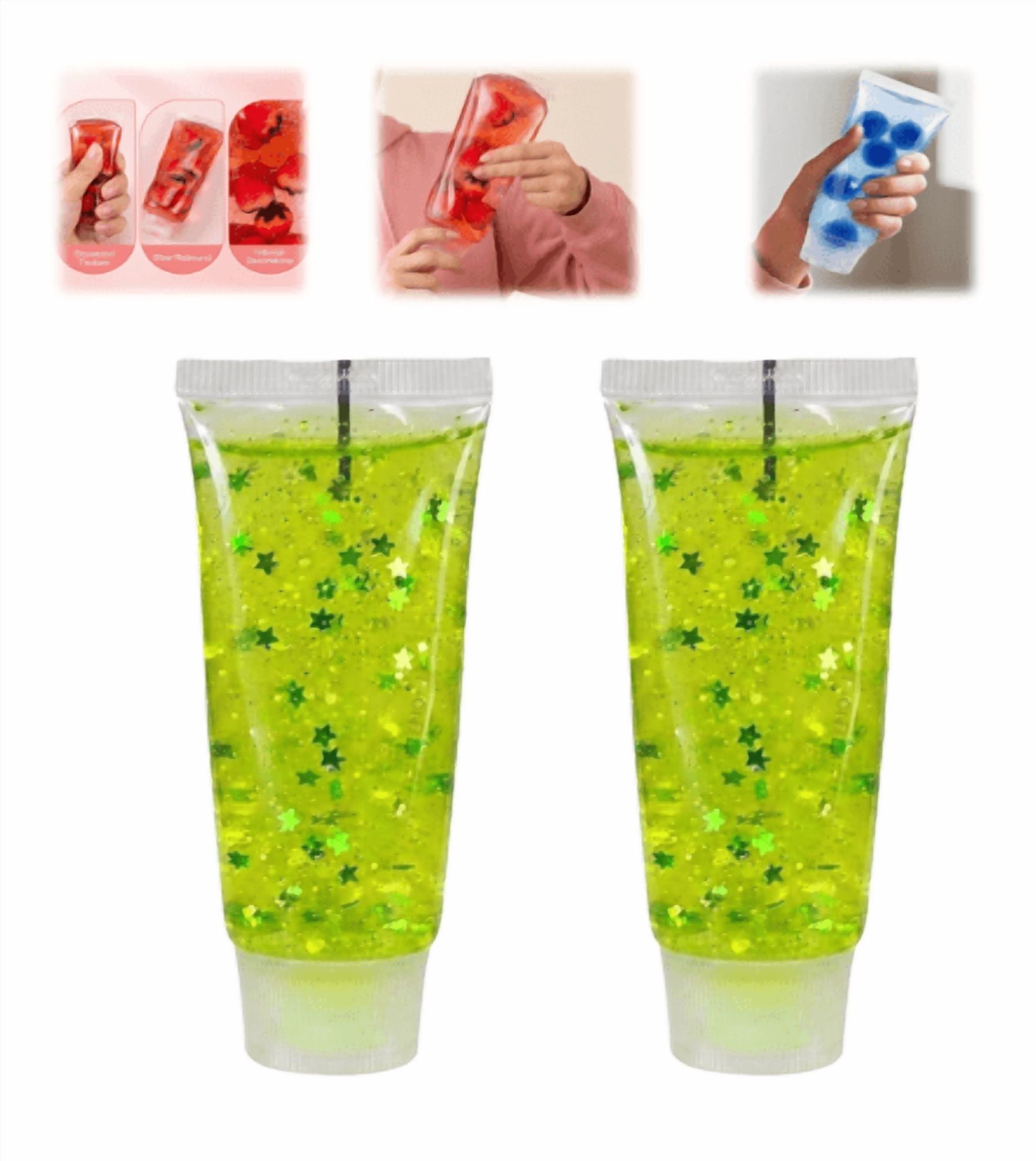 Squeezable Toothpaste Giant Gel Toothpaste Squishy Tube – Squeezable Clear Fidget Toy with ...